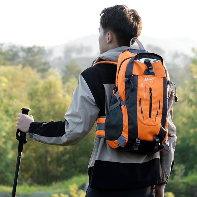 WARRIOR 40L Туристические сумки Нейлон Небесный далёкий Оранжевый Унисекс - изображение 3