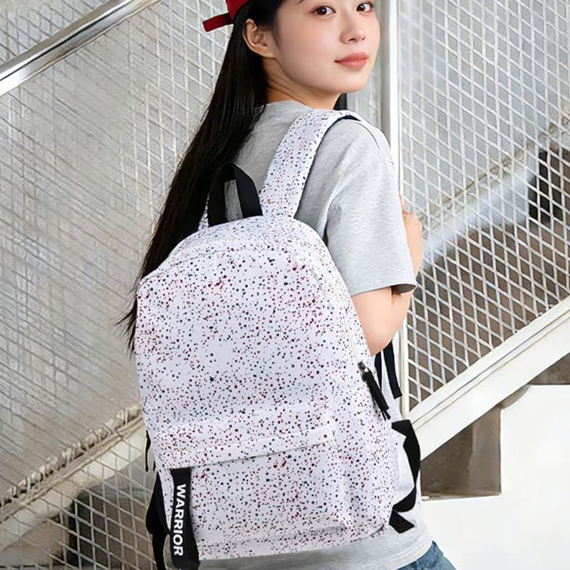 Рюкзак Warrior Oxford Backpack Standard (Standard) Unisex White Warrior Оксфорд Рюкзак Стандартный (Стандартный) Унисекс Белый - изображение 3