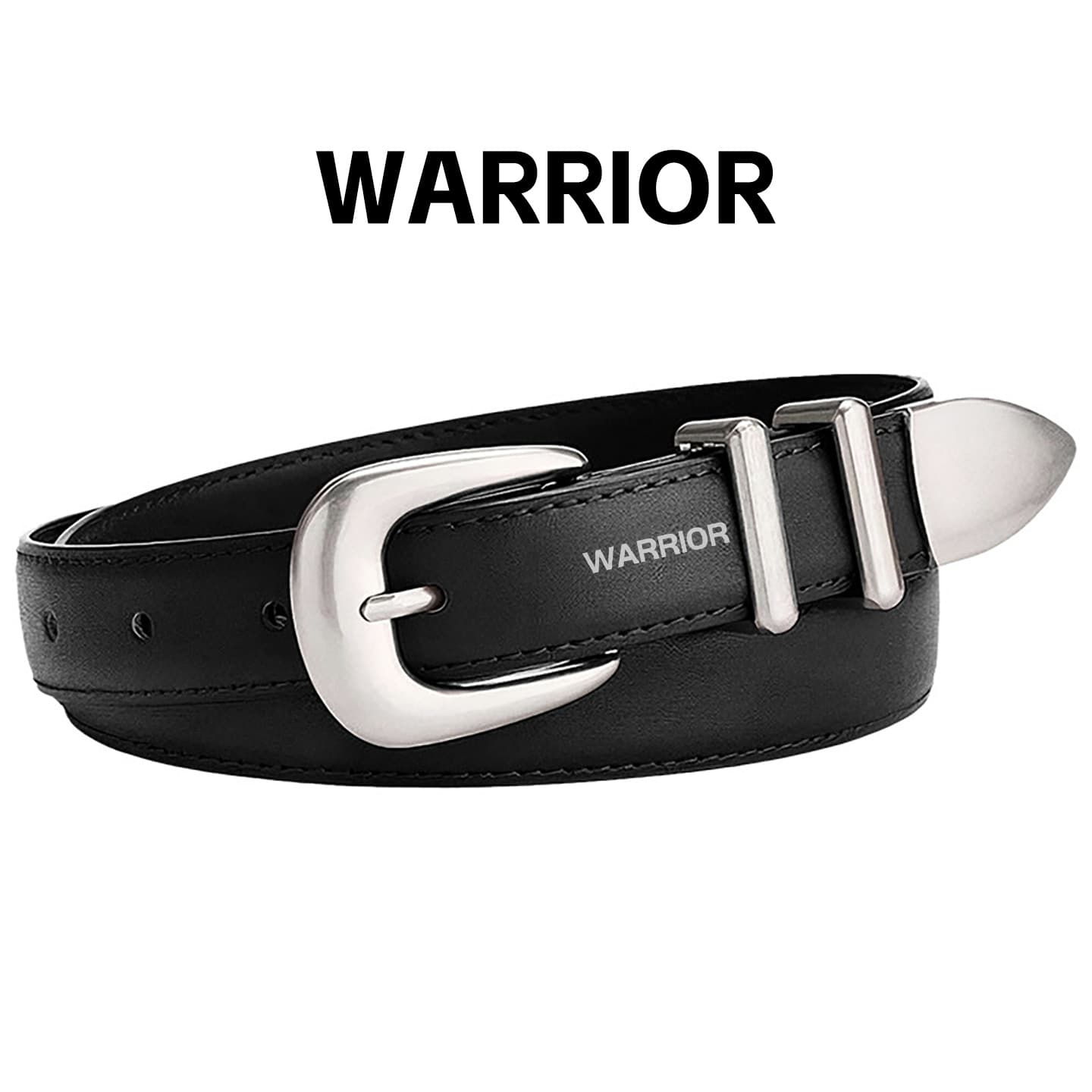 Ремень Warrior Ремень из коровьей кожи Сплав Женский 3,8 см - изображение 5