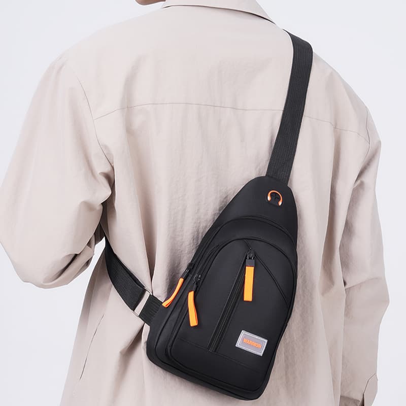 Нагрудная сумка Warrior Oxford Chest Bag (Sling) Unisex Black Warrior Оксфорд Нагрудная Сумка (Слинг) Унисекс Черная - изображение 4