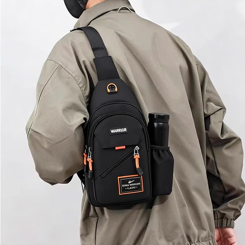Нагрудная сумка Warrior Oxford Chest Bag (Sling) Мужской Черный - изображение 4