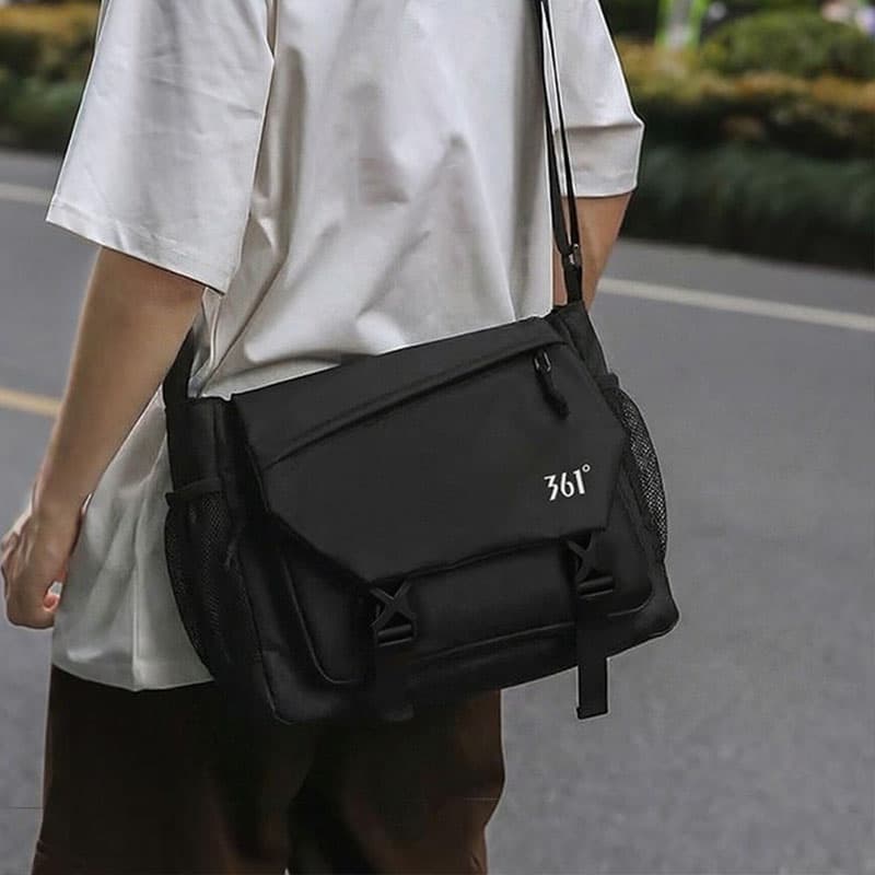 Сумка через плечо 361° Oxford Crossbody Bag Мужская Черная - изображение 4