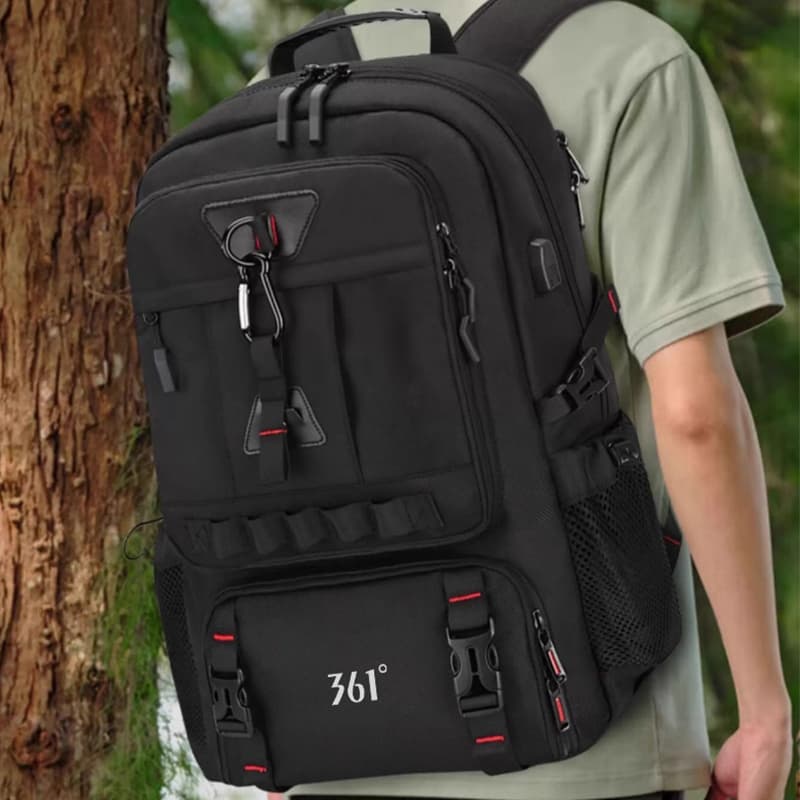 Рюкзак 361° Oxford Backpack Маленький размер Большой размер Мужской Черный - изображение 4