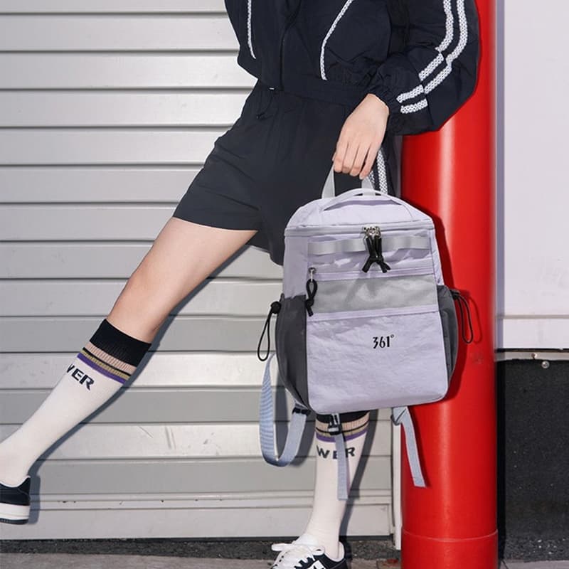 Рюкзак 361° Oxford Backpack Женский Фиолетовый Зеленый - изображение 5