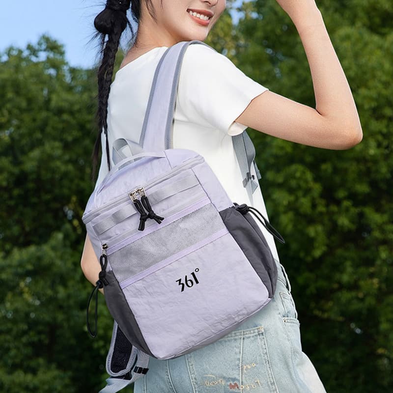 Рюкзак 361° Oxford Backpack Женский Фиолетовый Зеленый - изображение 3