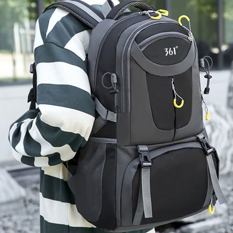 Рюкзак 361° Oxford Backpack Маленький размер Большой размер Мужской Черный - изображение 4