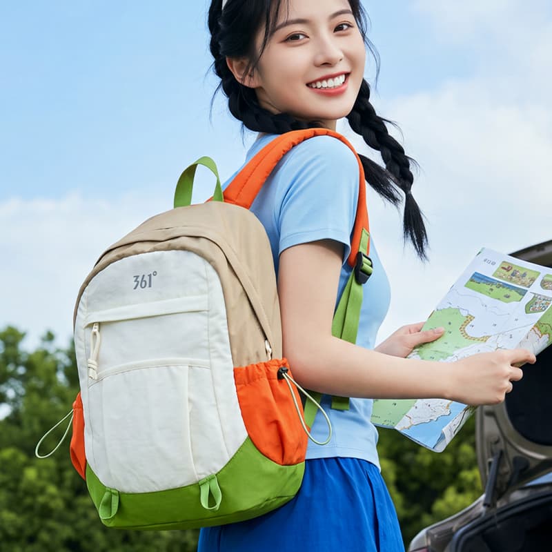 361° 11L Туристические сумки Tarsun Оранжевый Зеленый Экрю Унисекс - изображение 4