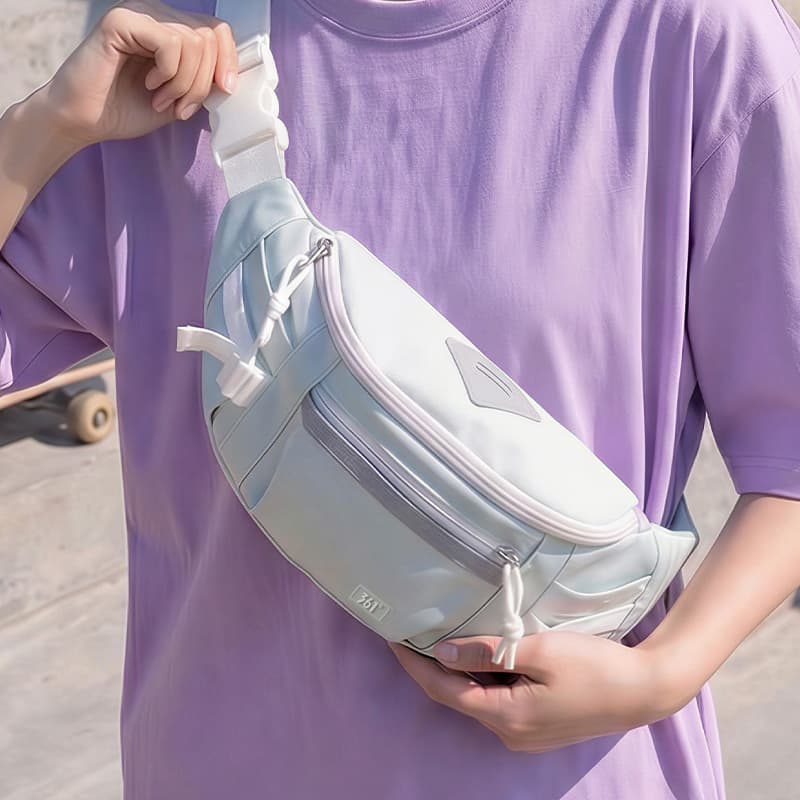 Нагрудная сумка 361° Oxford Chest Bag (Sling) Женская Синие Белый Синий Черный - изображение 6