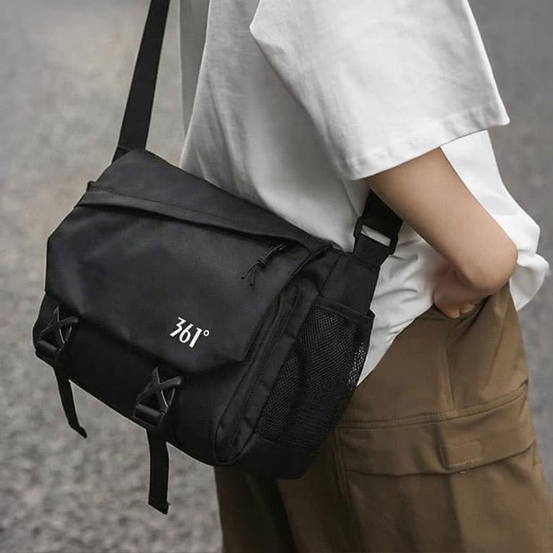 Сумка через плечо 361° Oxford Crossbody Bag Мужская Черная - изображение 5