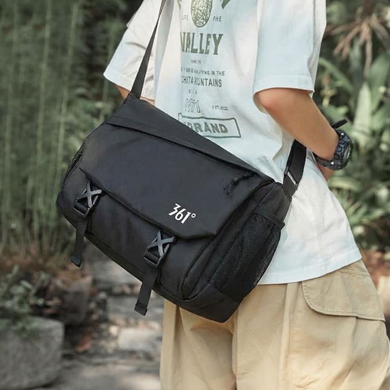 Сумка через плечо 361° Oxford Crossbody Bag Мужская Черная - изображение 3