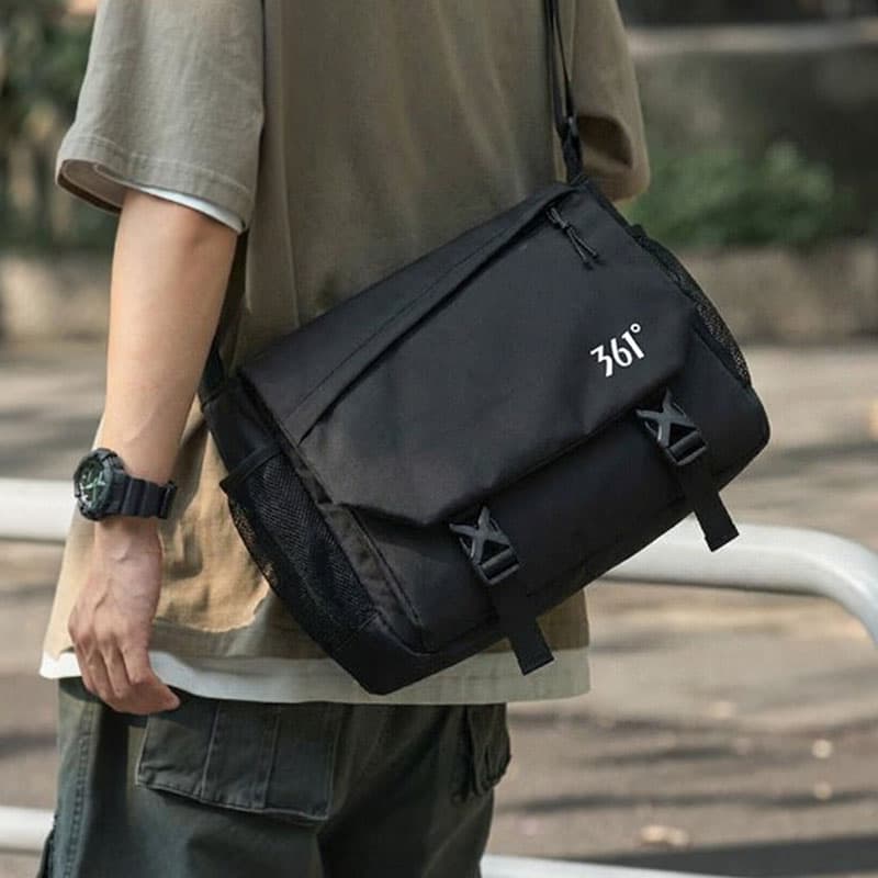 Сумка через плечо 361° Oxford Crossbody Bag Мужская Черная - изображение 2