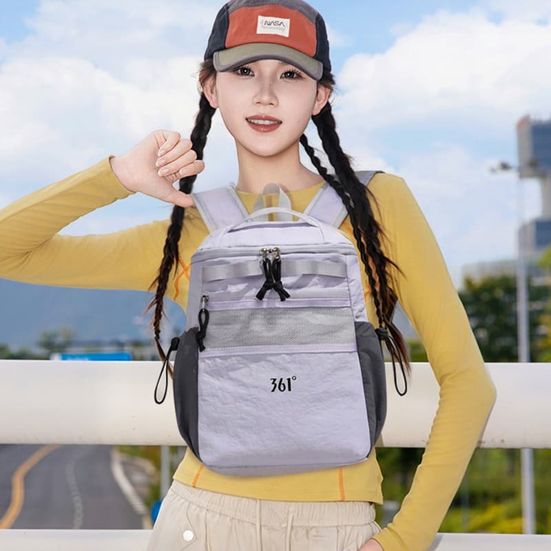 Рюкзак 361° Oxford Backpack Женский Фиолетовый Зеленый - изображение 2