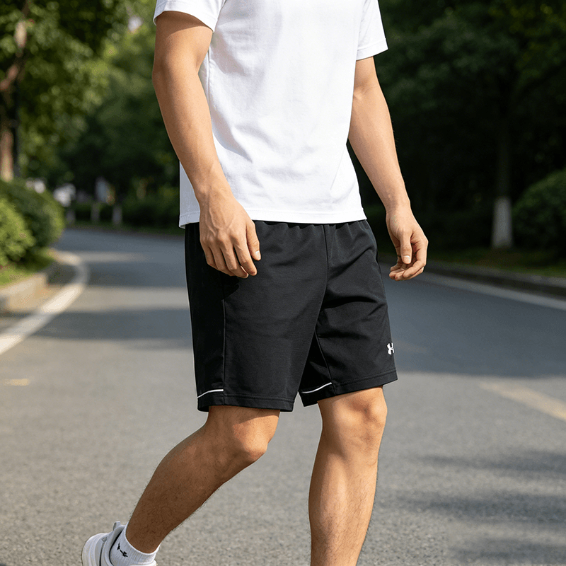 Тренировочные штаны Under Armour Черные Унисекс Спортивные Шорты - изображение 2