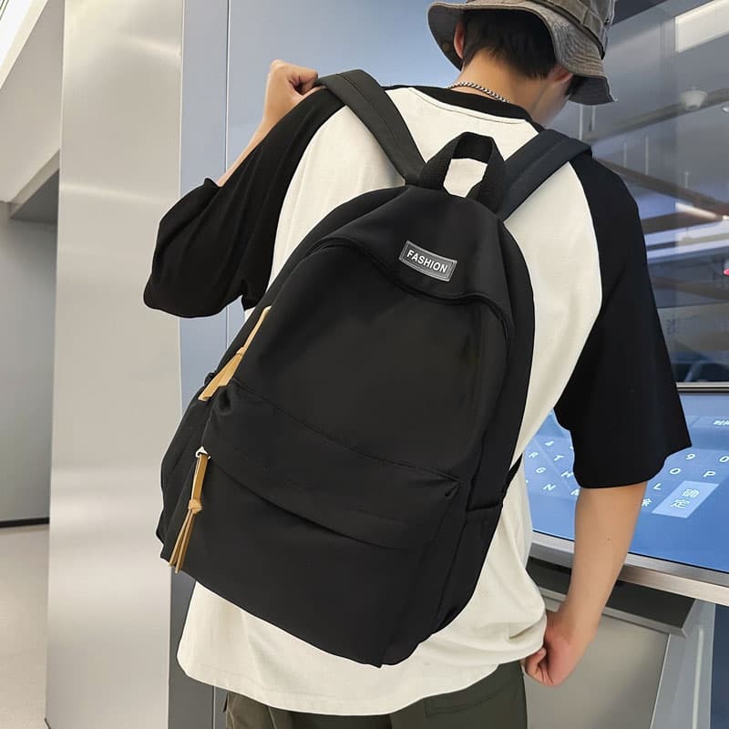 Рюкзак KAMLUI Nylon Backpack Black - изображение 7