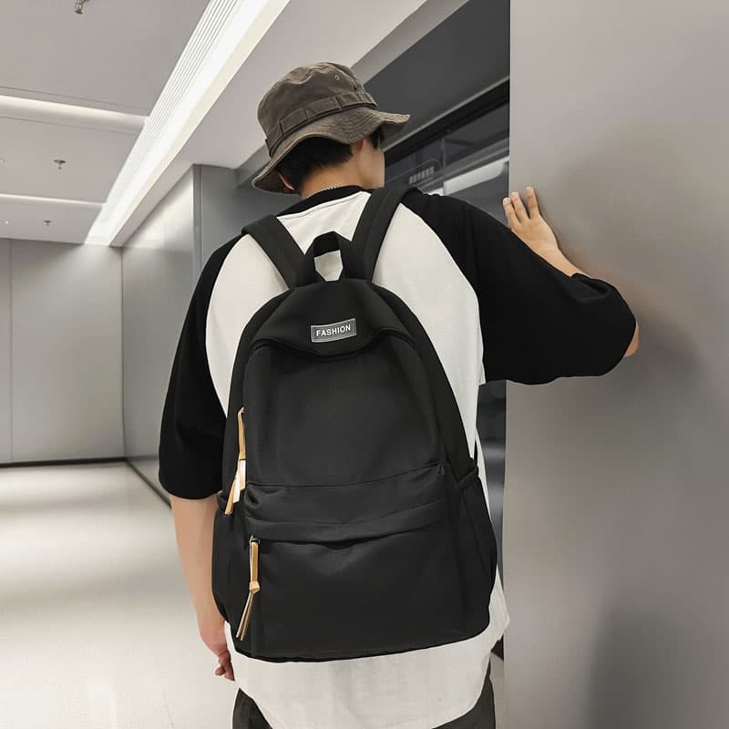 Рюкзак KAMLUI Nylon Backpack Black - изображение 9