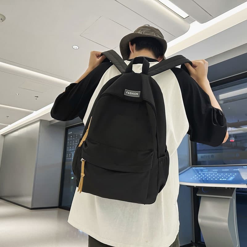 Рюкзак KAMLUI Nylon Backpack Black - изображение 11