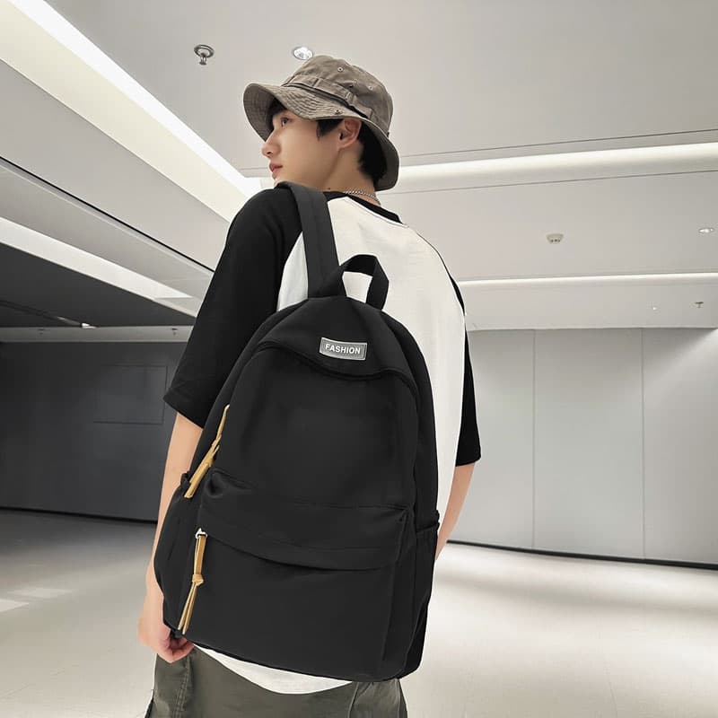 Рюкзак KAMLUI Nylon Backpack Black - изображение 3