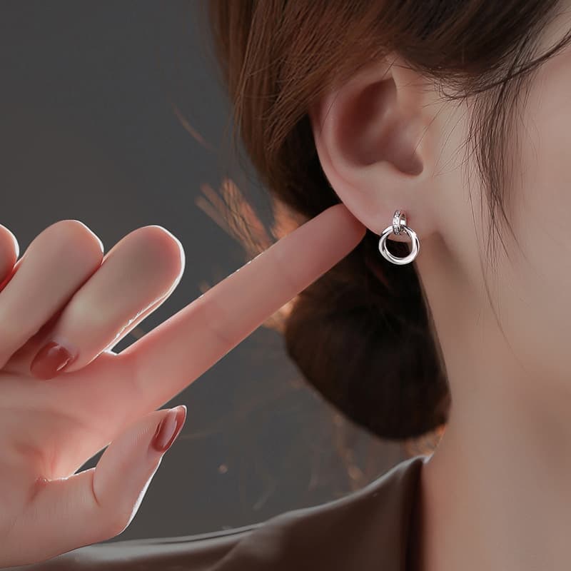 Серьги ins S999 - изображение 7