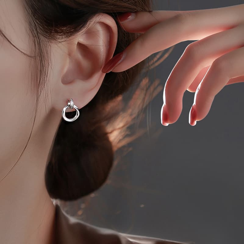Серьги ins S999 - изображение 2