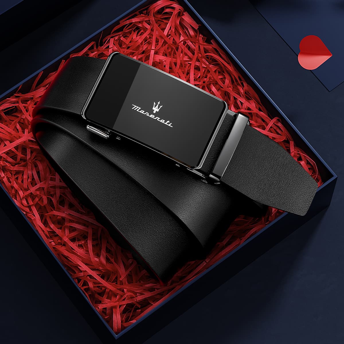 Ремень Maserati Сплав Ремень Зажигалка Razor Мужской Ширина корпуса 3,5 см - изображение 4