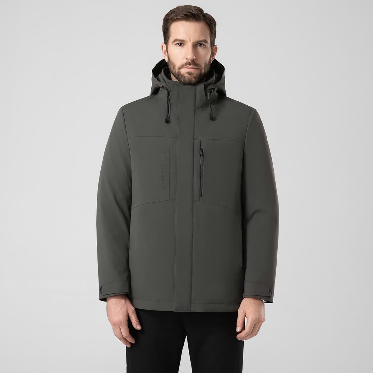 Зимняя куртка SNOW FLYING Мужская пуховая одежда - изображение 2
