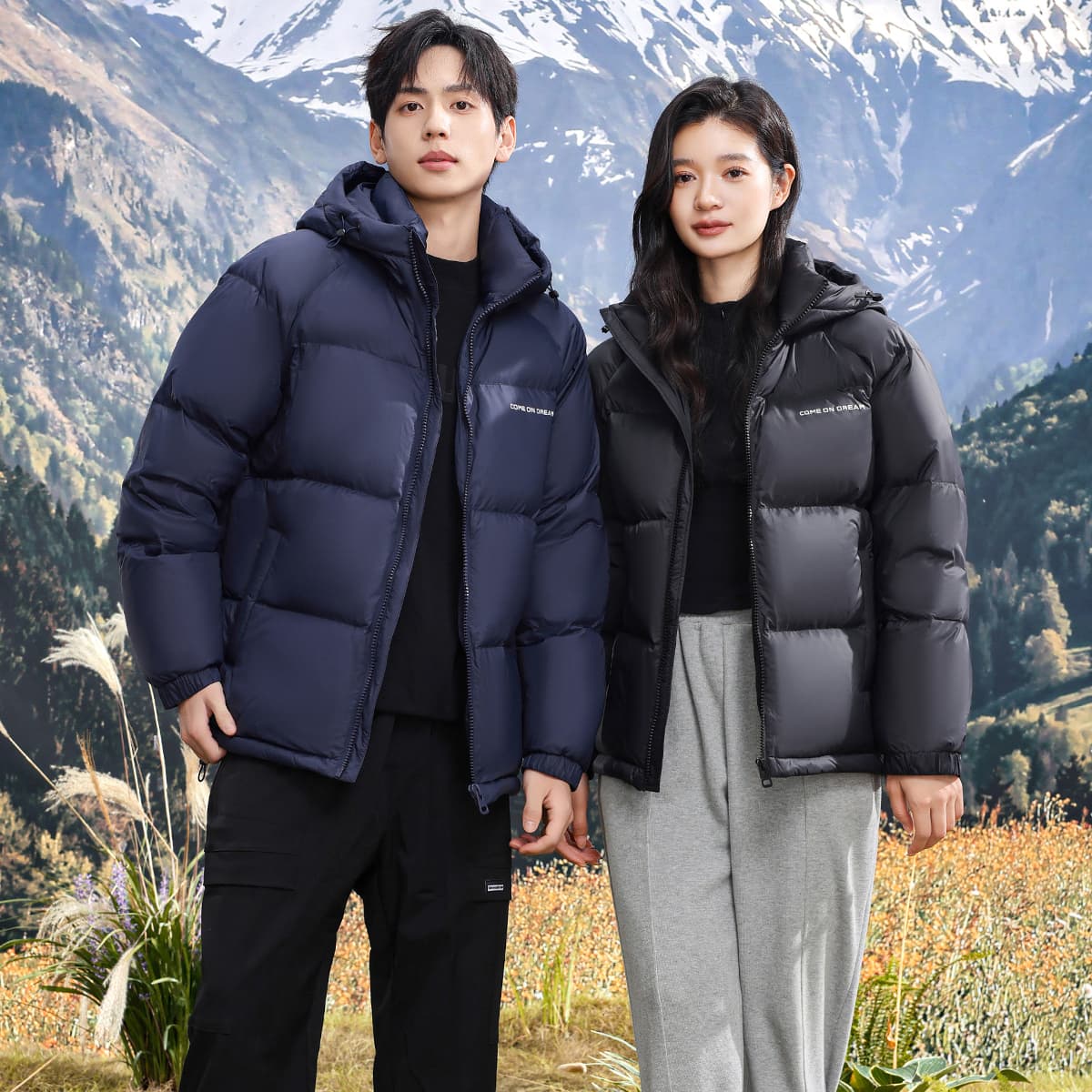 Зимняя куртка SNOW FLYING Wind and Snow Collection Пуховик Унисекс - изображение 3