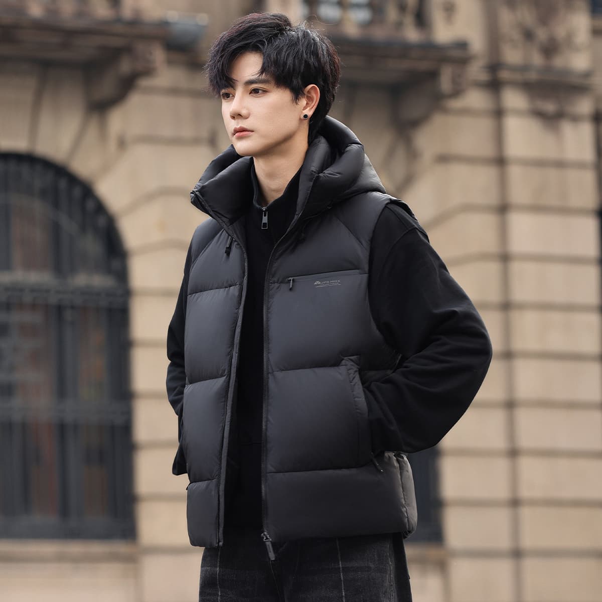 Куртка SNOW FLYING Мужской Пуховые жилеты - изображение 6