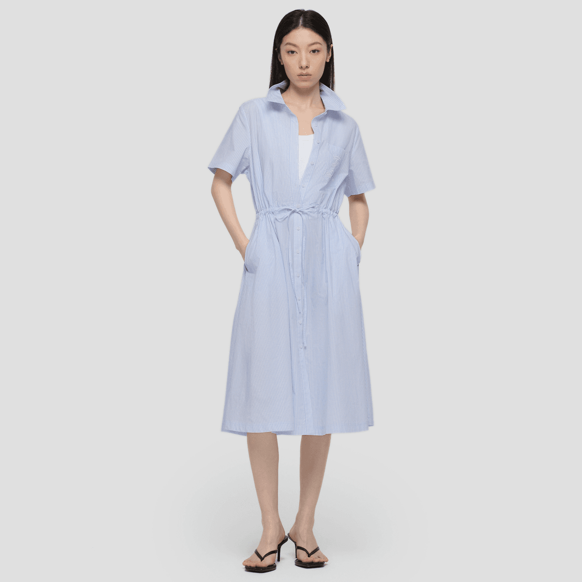 Платье GAP Короткий Sleeved Платье Женские - изображение 5
