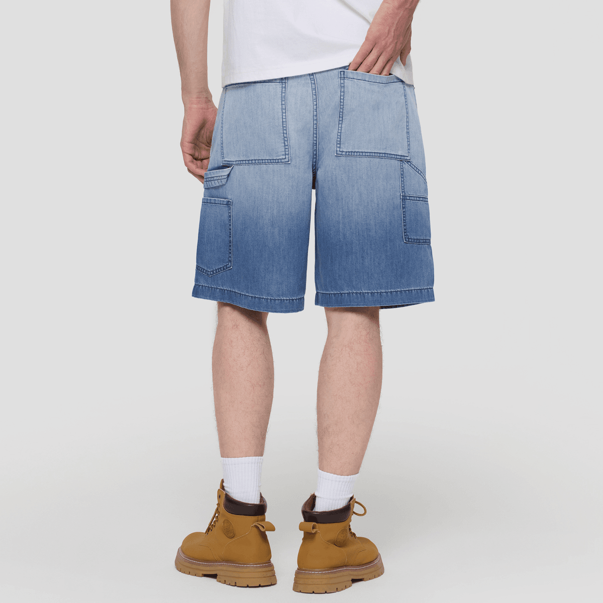 Джинсовые шорты GAP Мужские Джинсовые Шорты - изображение 5