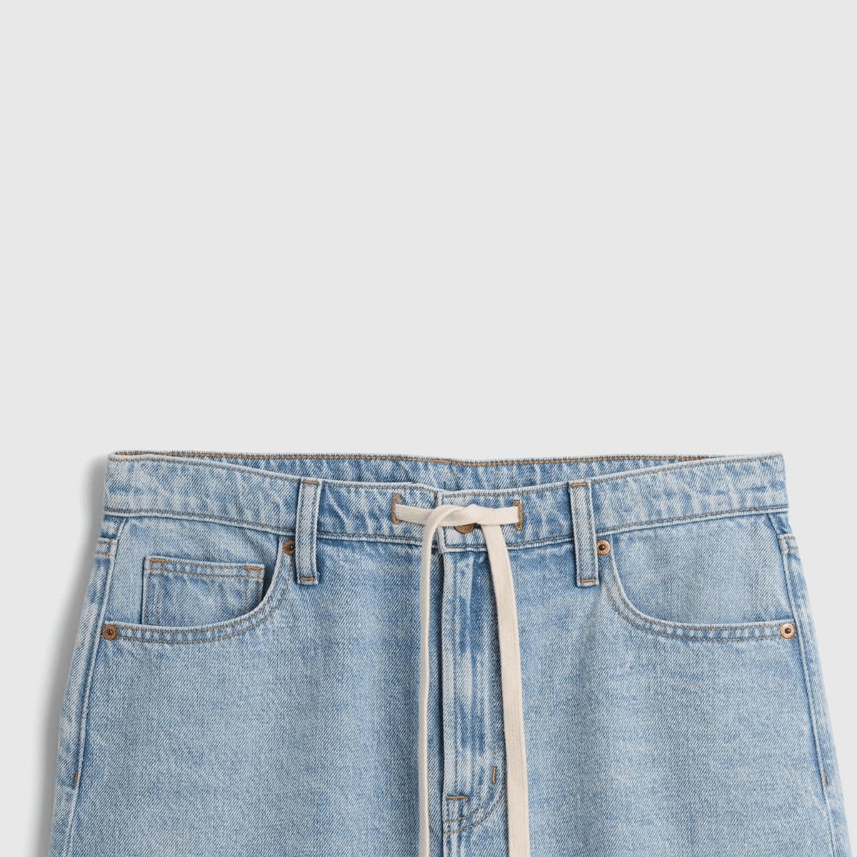 GAP Промытый индиговый цвет Женские Джинсовые шорты - изображение 2
