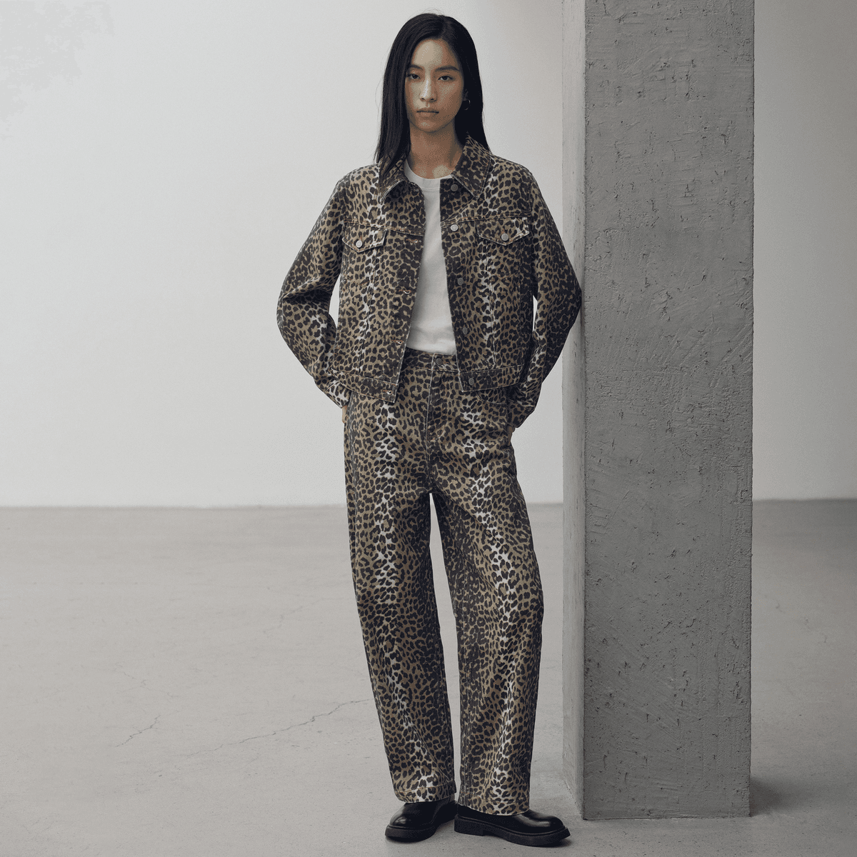 Куртка GAP Леопардовый принт Женские Куртки - изображение 5