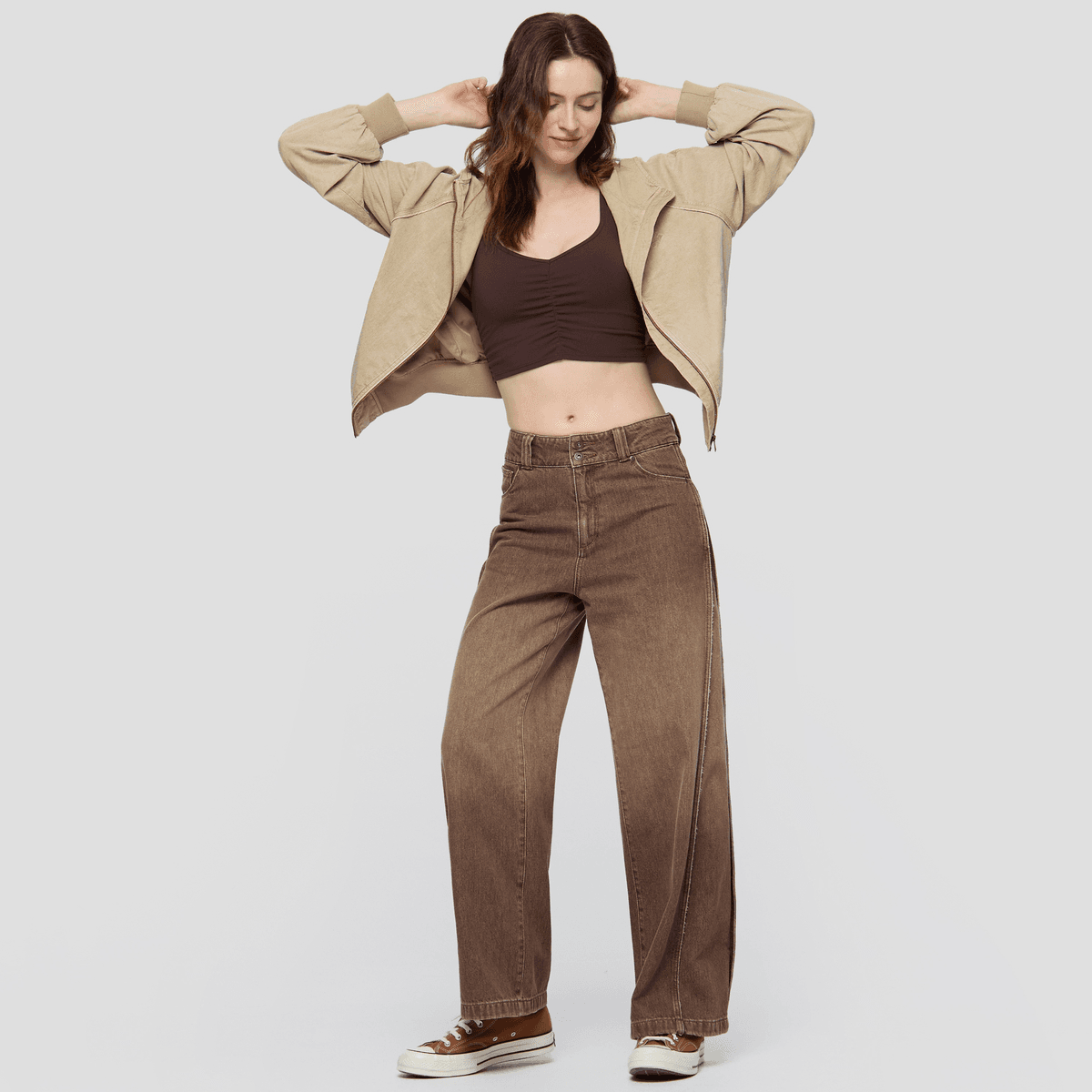 GAP совместное брендирование Хаки Женское пальто - изображение 6
