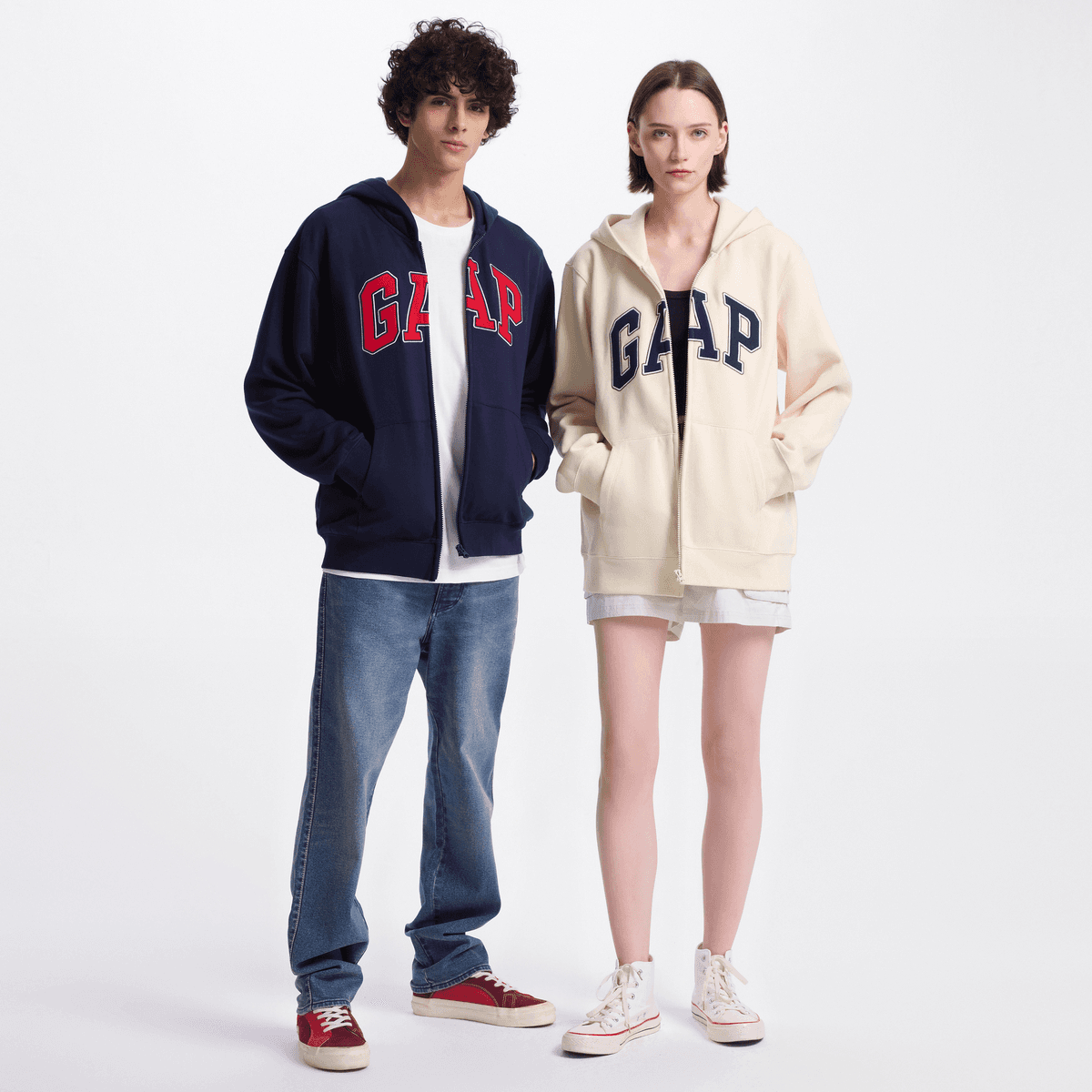 Худи GAP Logo Zip Hoodie - изображение 4