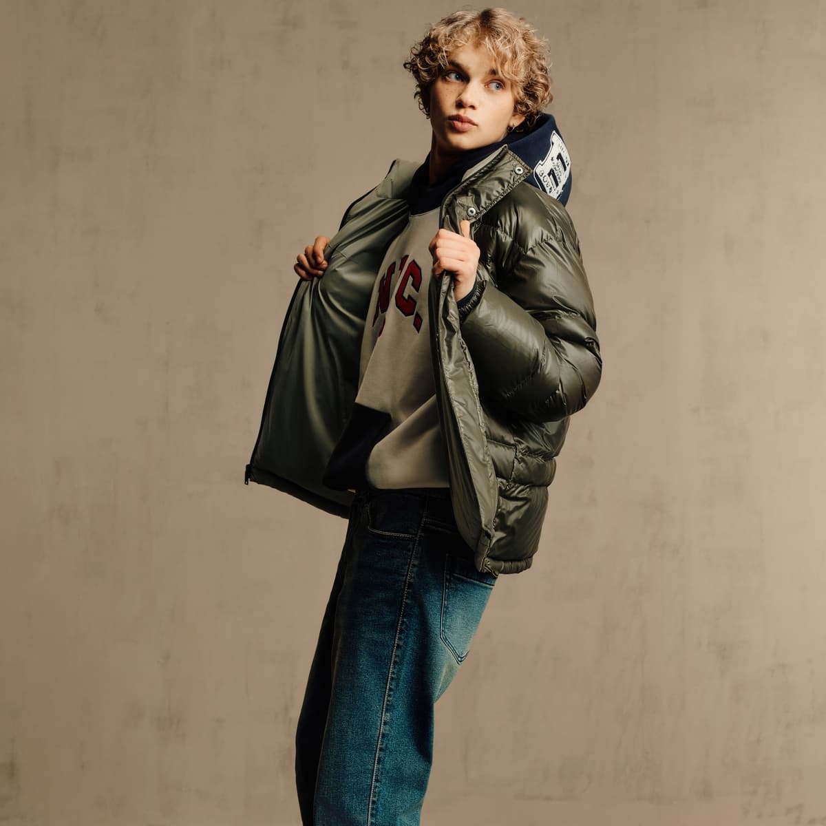 Зимняя куртка GAP Осенний Зимний Пуховик Мужской - изображение 11