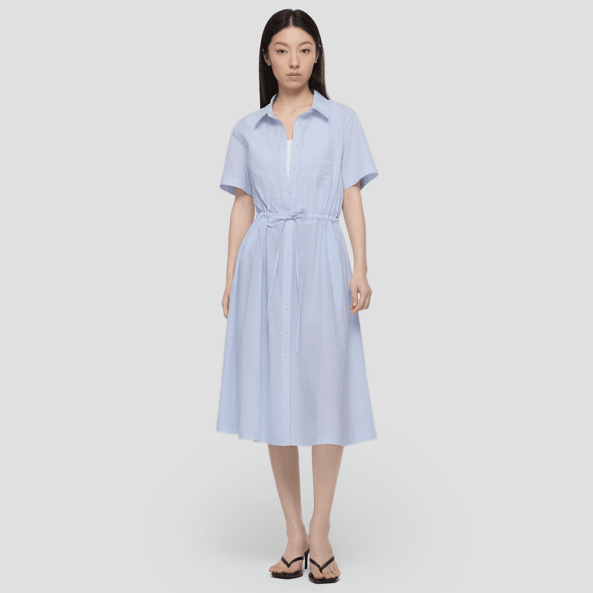 Платье GAP Короткий Sleeved Платье Женские - изображение 3
