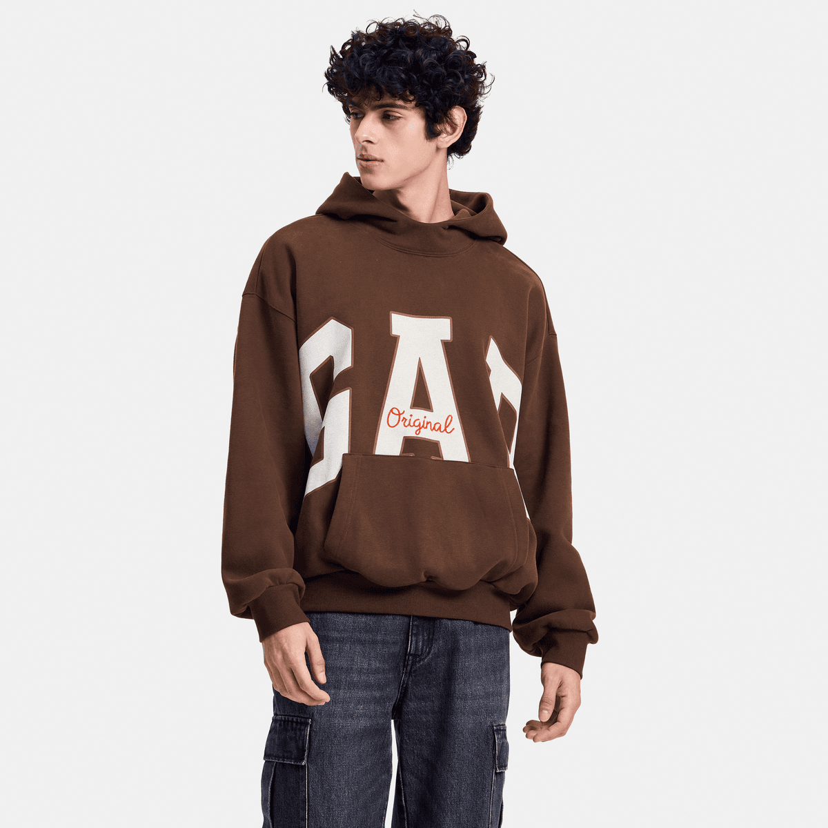 Худи GAP Hoodie Grey - изображение 4