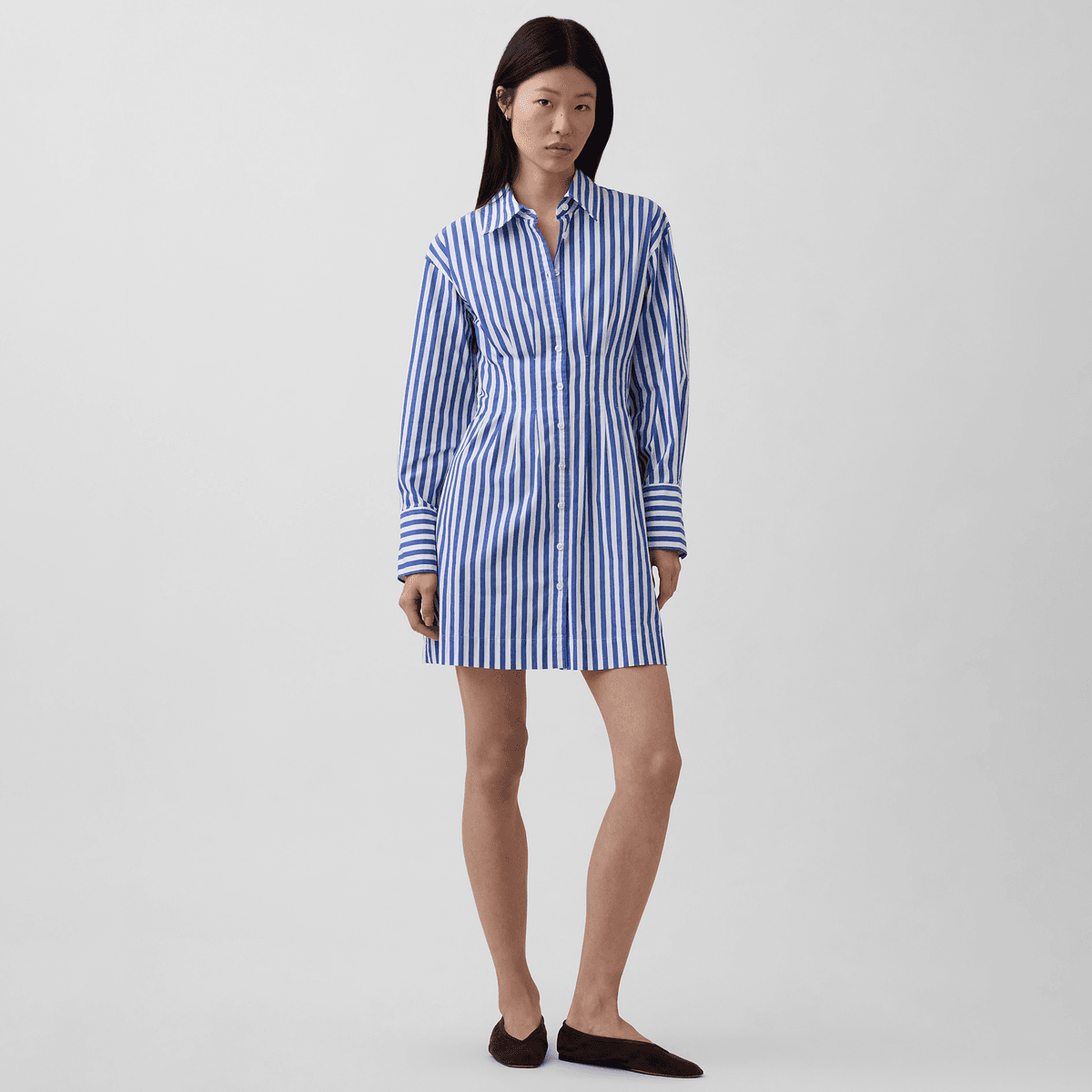 Платье GAP Женские Длинные Платья с Длинными Рукавами - изображение 3