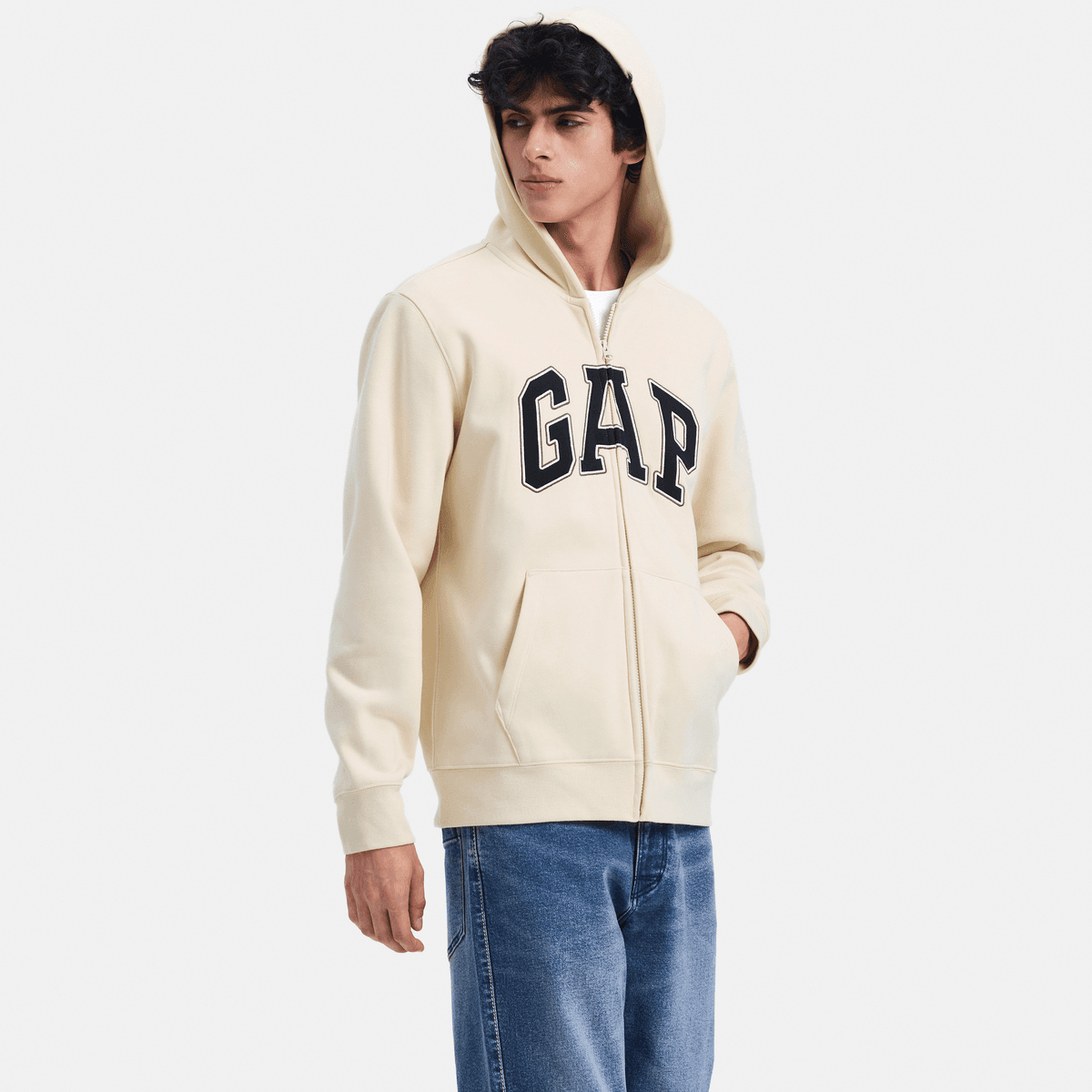 Худи GAP Logo Zip Hoodie - изображение 6