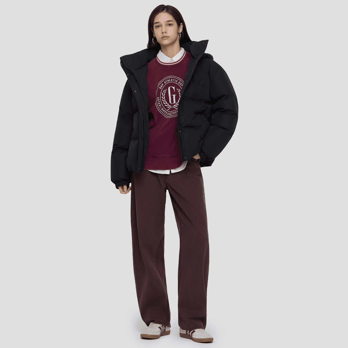 GAP Кремовые Пуховые Куртки и Пальто Женские - изображение 3