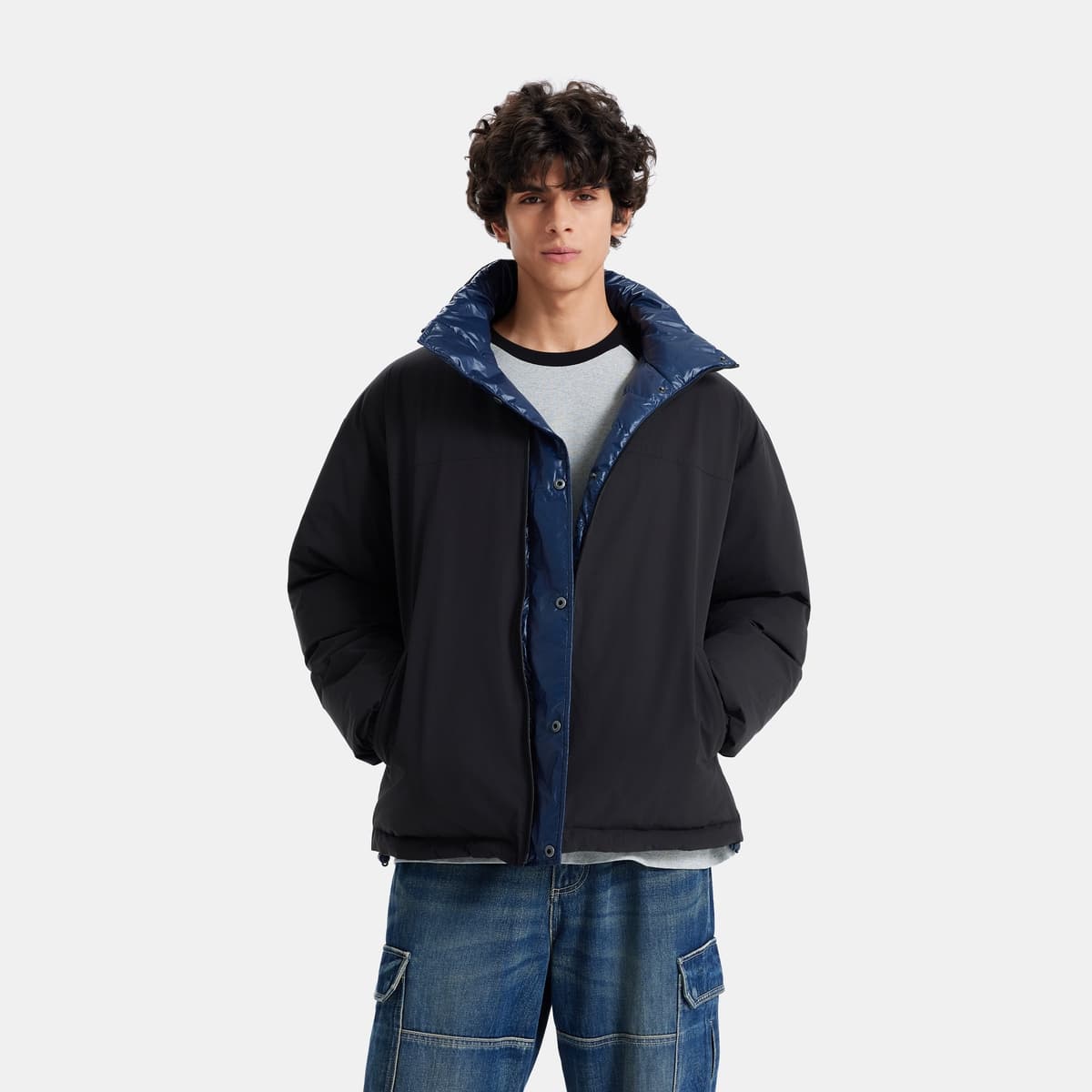 Зимняя куртка GAP Осенний Зимний Пуховик Мужской - изображение 6
