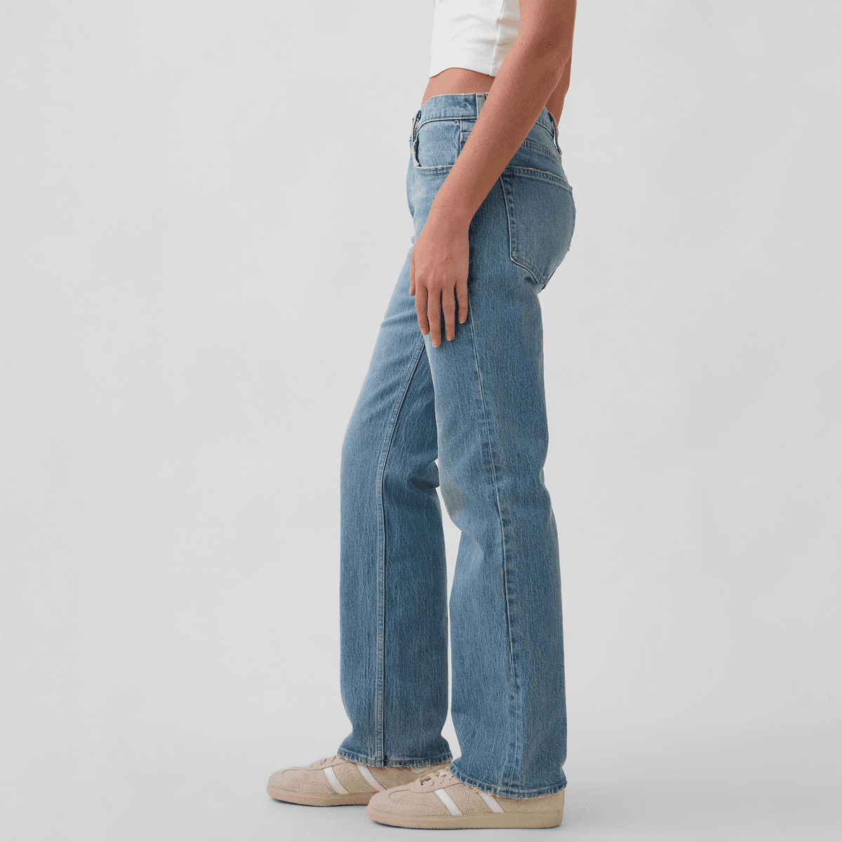 Джинсы GAP Освежающий вариант промытый женские джинсы - изображение 4