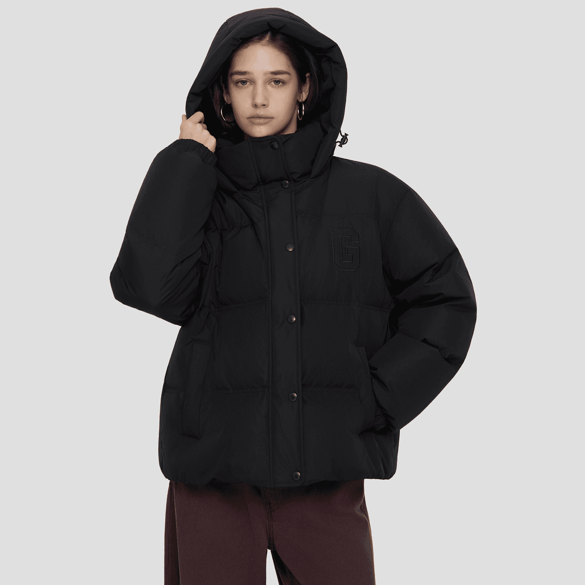 GAP Кремовые Пуховые Куртки и Пальто Женские - изображение 5