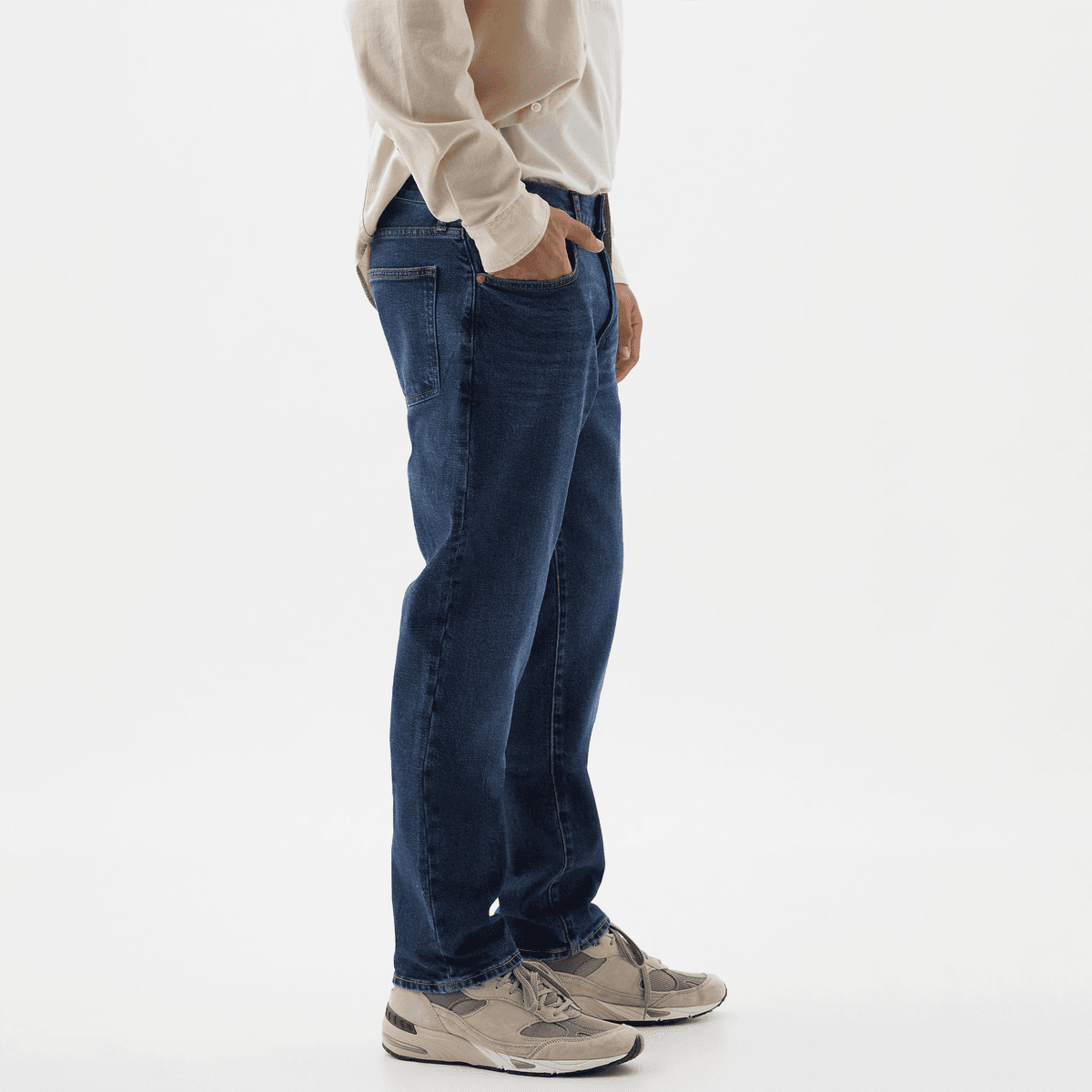 Штаны GAP Темный цвет Очистка Мужские Джинсы - изображение 5