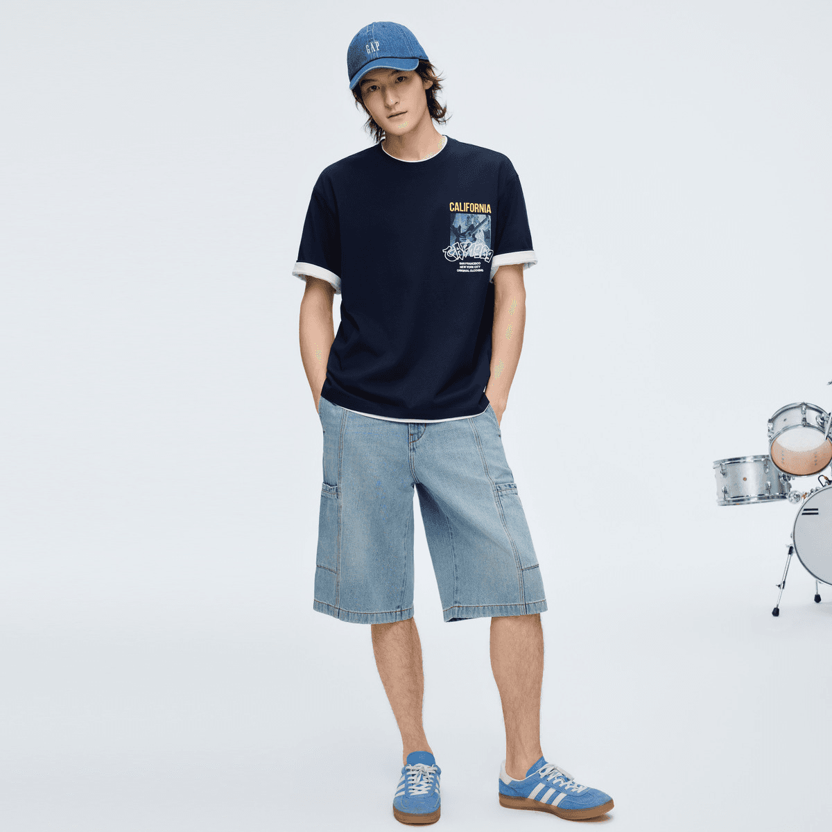 Джинсовые шорты GAP Мужской Джинсовые шорты - изображение 5