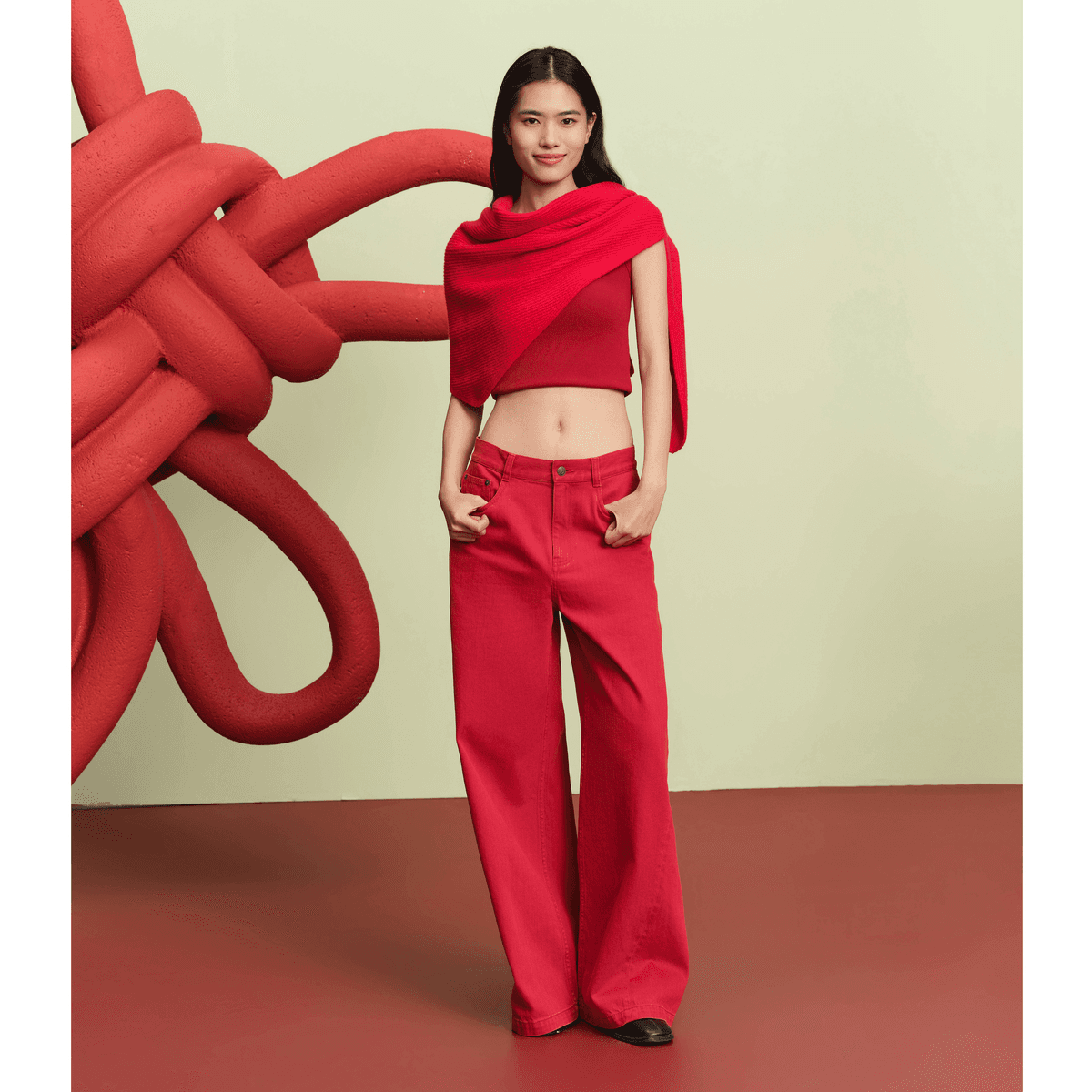 Шарф GAP New Act Collaboration Палантины Женские - изображение 3