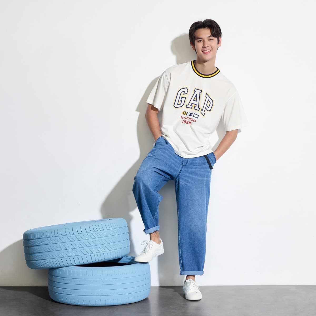 Футболка GAP logoT - изображение 3