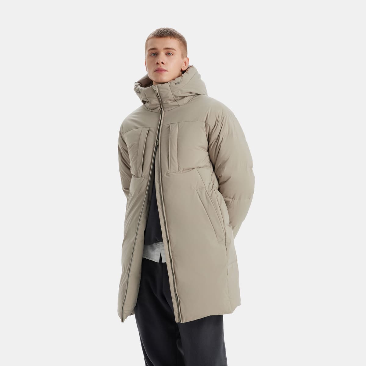 Зимняя куртка GAP Осенний Зимний Пуховик Мужской - изображение 7