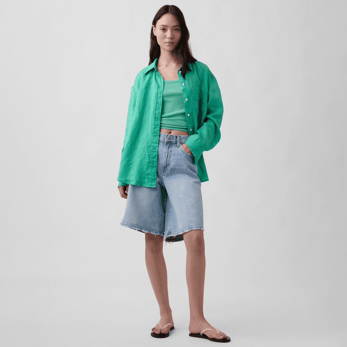 Блузка GAP Женские Рубашки - изображение 13