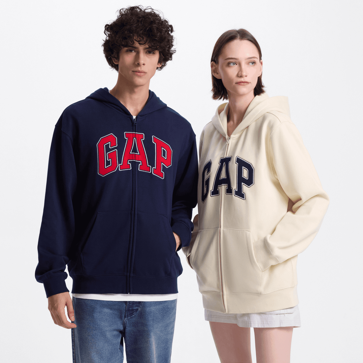Худи GAP Logo Zip Hoodie - изображение 3