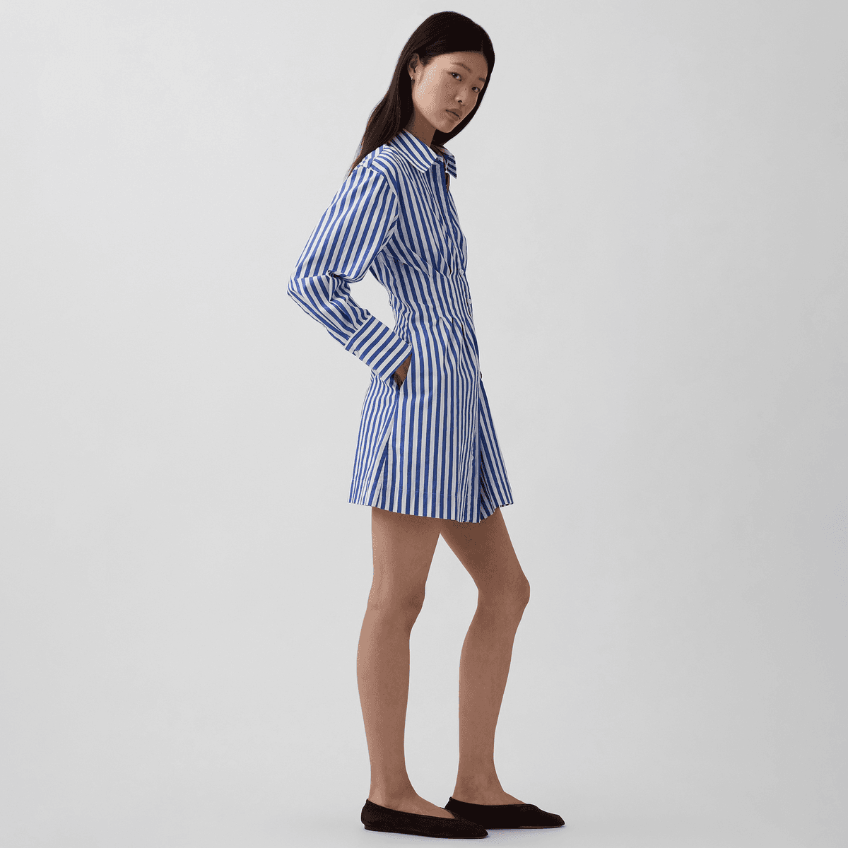 Платье GAP Женские Длинные Платья с Длинными Рукавами - изображение 4